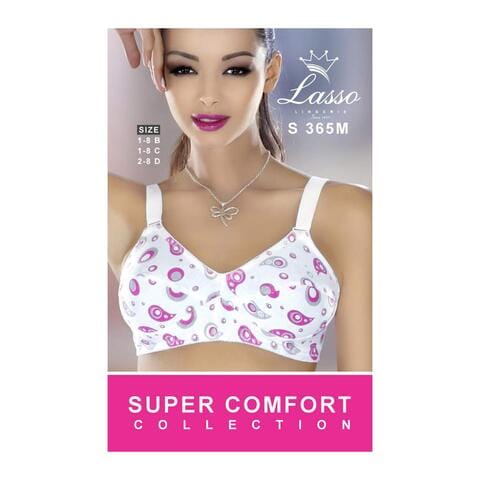 Lasso Women Cotton Super Comfort No Pad Bra Model S365 price from jumia in  Egypt - Yaoota!