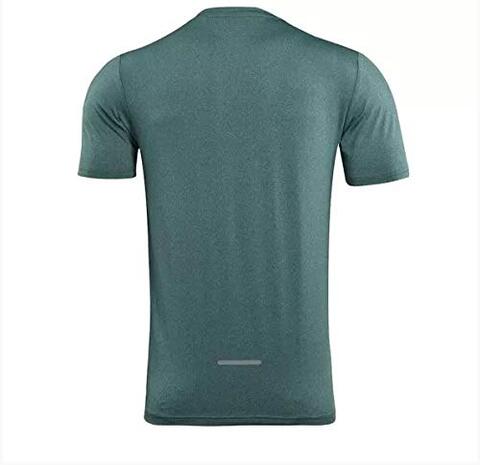 Kelme male casual short-sleeved sport T-shirt (Turquoise) (X-Large)