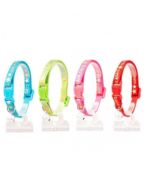 Buy Duvo Cat Collar Nylon Mixed Colors 20 30cm 10mm Cool Cats