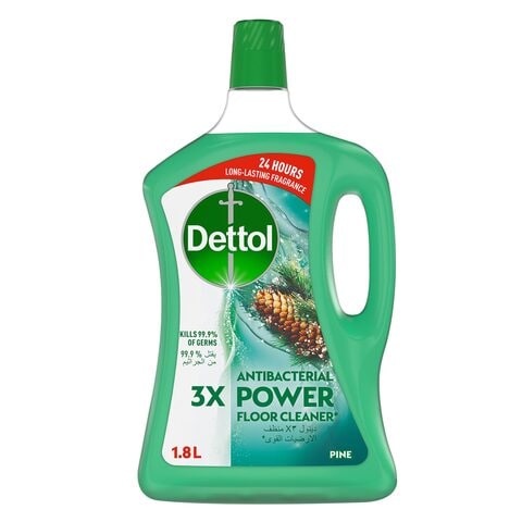 Dettol Antibacterial Power Floor Cleaner , Pine Fragrance, 1.8L