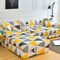 Nar Nar Stretch Sofa Slipcover, Printed Sofa Cover, Universal Polyester Fabric Stretch Sofa Cover Protection Cover, Washable Anti-Skid Stretch Soft Couch Cover For Living Room (D, 2 Seater)