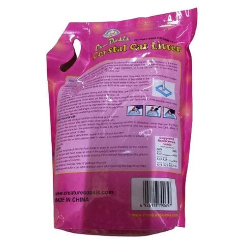 Cro Oasis Crystal Cat Litter with Lavender 3.8L