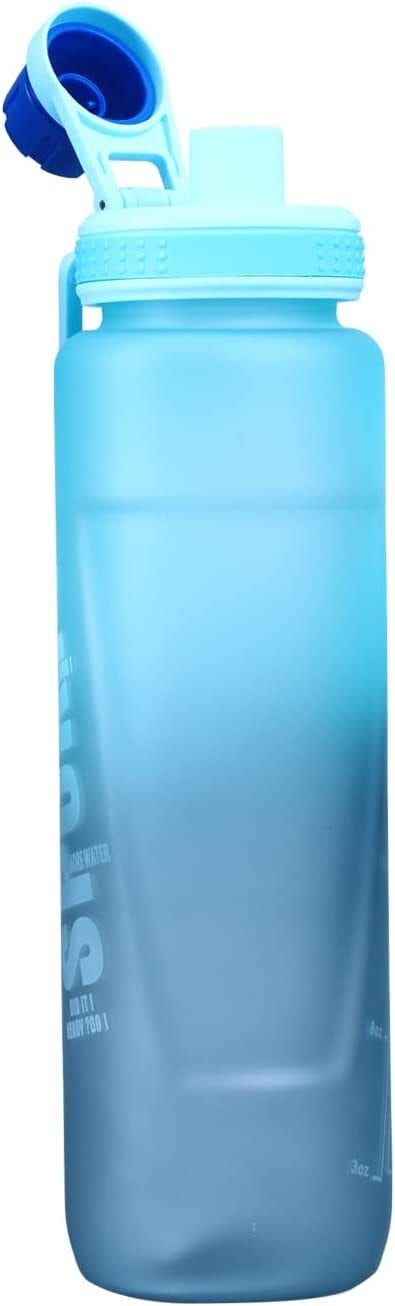 Sports water Bottle, BPA Free, Leak-proof, Shatterproof &amp; Toxic Free (Blue)