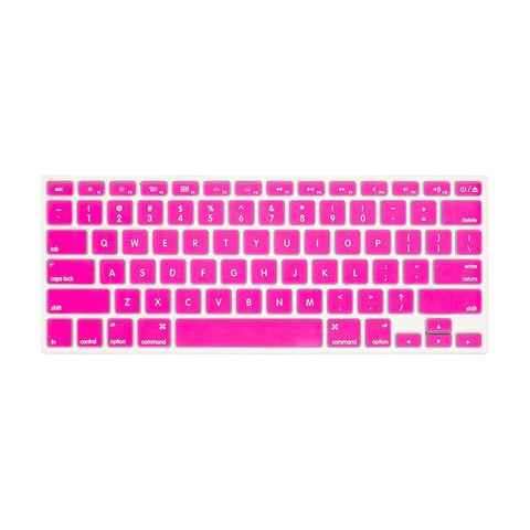 Ozone - English Keyboard Skin US Layout For MacBook Pro/ Air/ Retina 13&quot; 15&quot; 17&quot; - Hot Pink