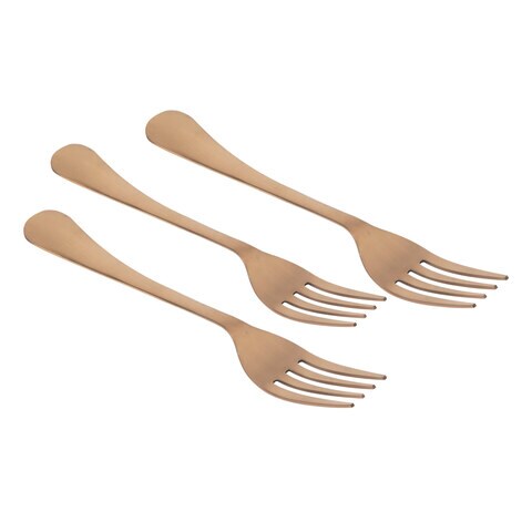 KITCHEN MASTER COPPER TABLE FORK, KM0110TF, 3 PC PACK, MAGNUM