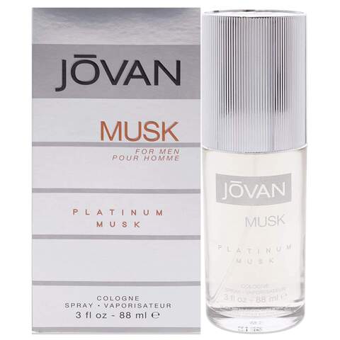 Jovan Platinum Musk Eau De Cologne For Men - 88ml
