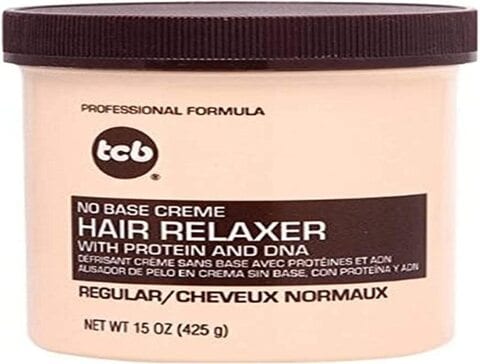 Tcb No Base Creme Hair Relaxer Regular 15OZ. Jar