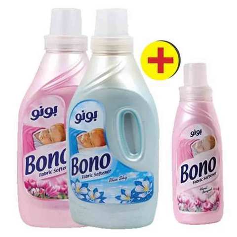 Bono Fabric Softener 2 Liter 2 Pieces + Bono Fabric Softener 1 Liter