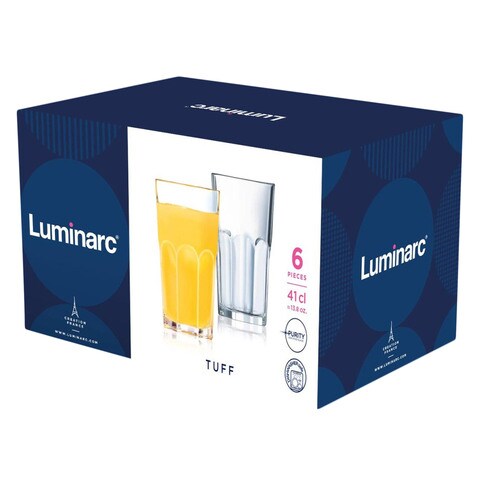 Luminarc Tuff Tumbler Set 6 Pieces