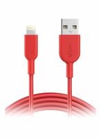 Buy Anker Powerline II With Lightning To USB Cable 3-feet Red in Saudi Arabia