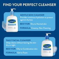 Cetaphil Face Wash, Daily Facial Cleanser For Sensitive, Combination To Oily Skin, Gentle Foaming, Soap Free, Hypoallergenic, 8 Oz (3 Pack)