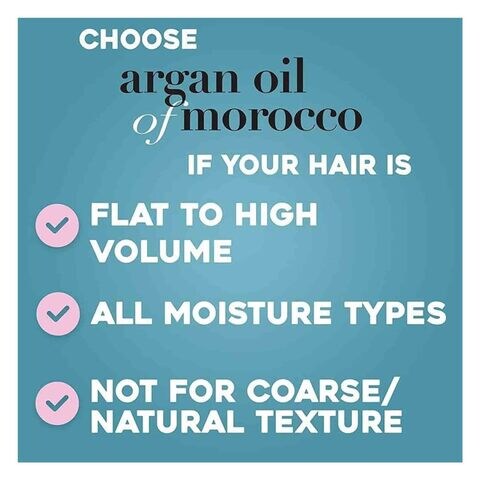 OGX Moroccan Argan Oil Shampoo 385ml + Conditioner 385ml