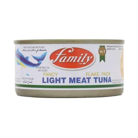 Family Light Meat Tuna In Vegetable Oil 185g