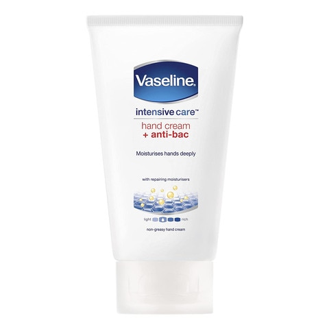 Vaseline 2-In-1 Hand And Anti Bacterial Cream White 75ml
