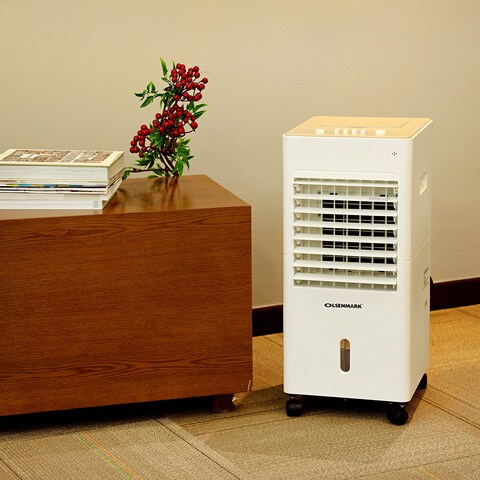 Olsenmark - OMAC1783 Air Cooler - 3 Speed Settings - Cooler, Air Purifier and Humidifier - Ice Packs - Dust Gauze - Water Filter