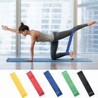 Sky-Touch 5Pcs/Set Resistance Band Fitness 6Levels Latex Gym Strength Training Rubber Loops Bands Fitness Crossfit Equipment Yoga Exercise In 5 Colors
