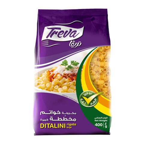 Buy Treva Macaroni Ditalini Rigate 400g in Saudi Arabia