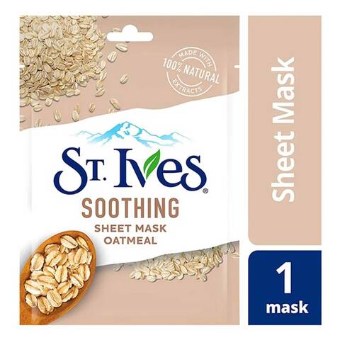 St. Ives Soothing Oatmeal Sheet Mask Beige 26ml