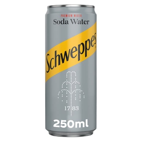 Schweppes Soda Water Can 250ml