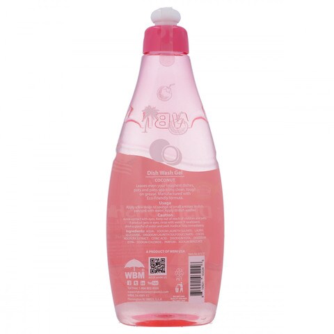 Home Dish Wash Tough on Grease Coconut Gel 500ml
