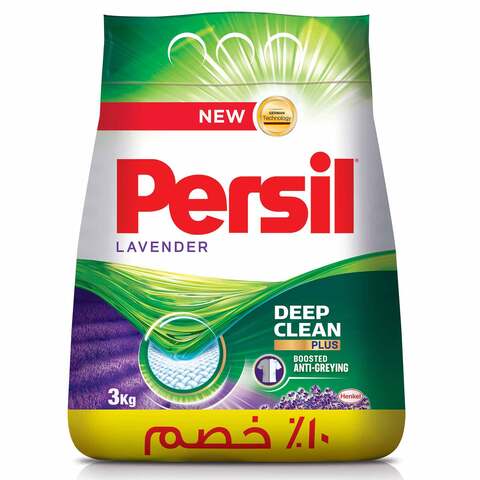 Persil Lavendar Powder Laundry Detergent 3Kg Laundry Detergent Powder with Deep Clean Plus Technology 10% disc