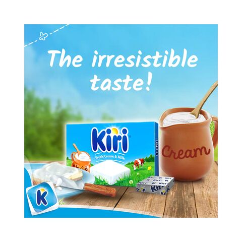 Kiri Spreadable Cream Cheese Squares 216g