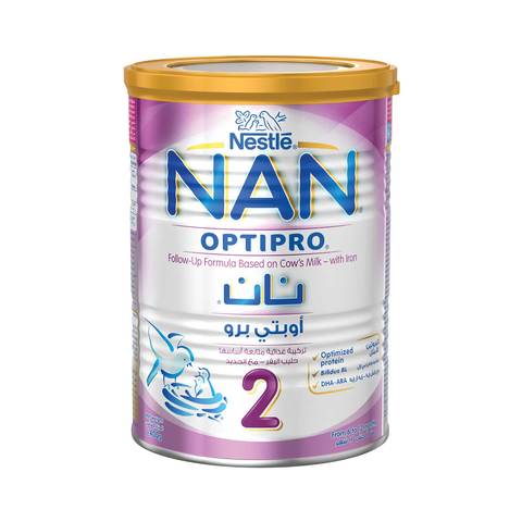 Buy NAN Optipro 2 Follow-Up InfantFormula w/ Iron 400G - Shop On Vegetable  Souk UAE