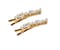 Aiwanto Hair Pin Simple Hair Clips With Pearls And Stones Hair Accessories For Girls Kids (2Pcs)