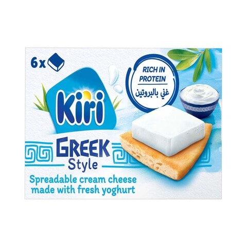 Kiri Greek Style Cheese Squares 100g 6 Portions