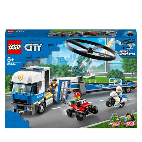 Buy Lego City Police Transport 60244 Construction Game For Children Helicopter Design Online Shop Toys Outdoor On Carrefour Uae