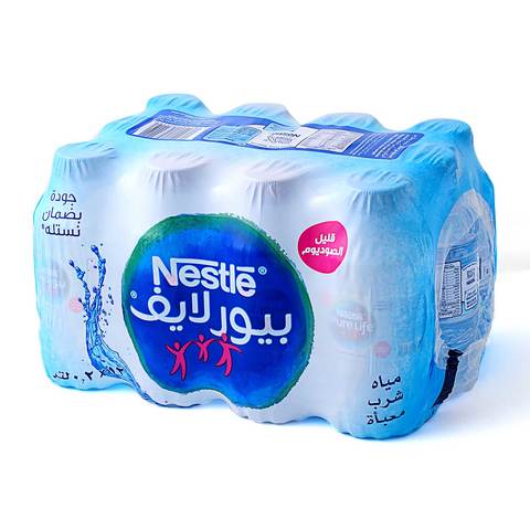 Buy Nestle Water 200 Ml Times 12 Pieces Online Shop Beverages On Carrefour Saudi Arabia