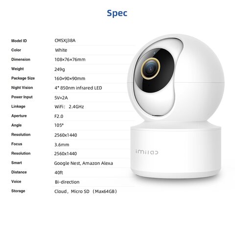 Xiaomi mi store security camera 360