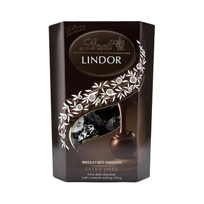 Lindt Lindor 60% Cacao Extra Dark Chocolate 200 Gram