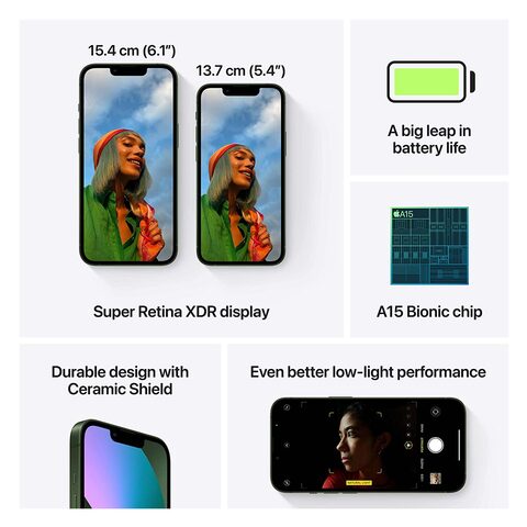 Apple iphone 13, 128GB, green