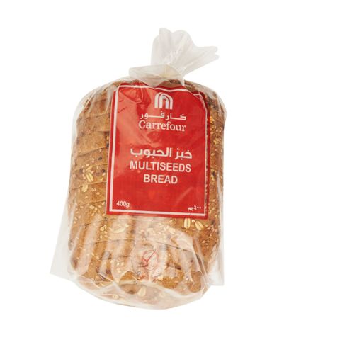 اشتري كارفور خبز ساندويتش بالبذور المتعددة 400 غرام في الامارات