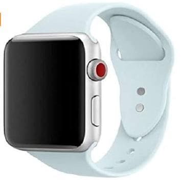Sport Band Compatible with iWatch Soft Silicone Sport Strap Replacement Bands.