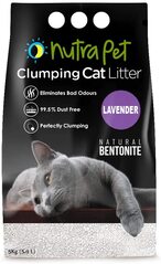 اشتري Nutrapet Lavender White Compact Cat Litter 5Kg في الامارات