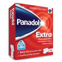 Panadol Extra Pain Relief With Opti Zorb 24 Tablets