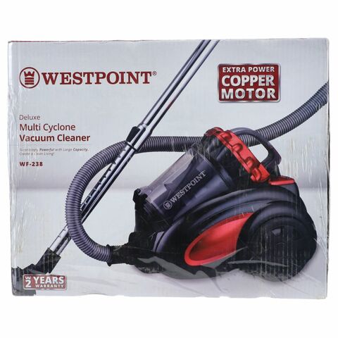 Westpoint Deluxe Multi Cyclone Vacuum Cleaner WF-238 Black