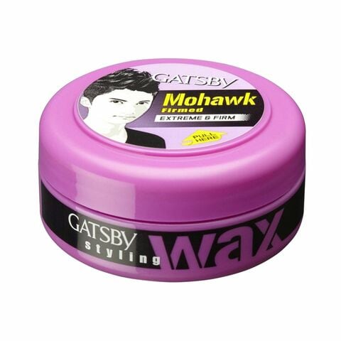 Gatsby Mohawk Firmed Hair Styling Wax Pink 75g