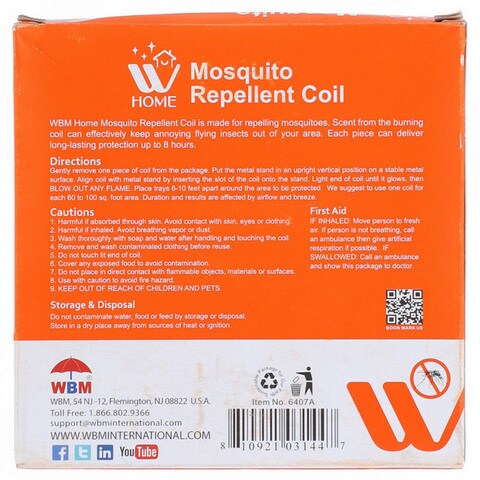 Home Mosquito Repellent Coil 10 Pieces