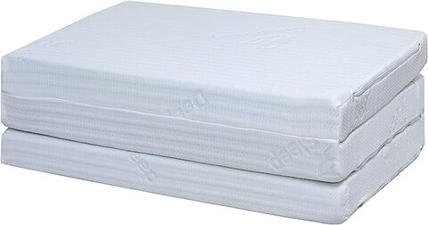 Deep Sleep Folding Foam Mattress White Color Single Size W 90 X L 180 X H 7