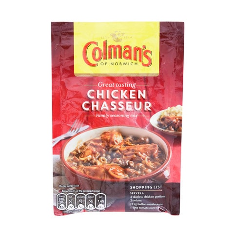 Colmans Chicken Chasseur Seasoning Mix 43g