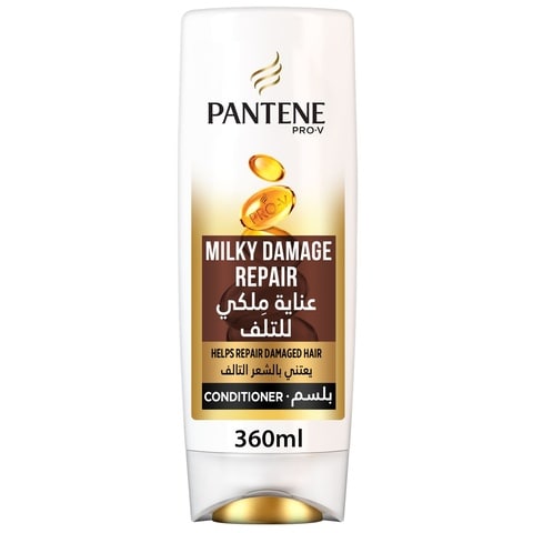 Pantene Pro-V Conditioner Milky Damage Repair Helps Repair Damaged Hair 360 Ml