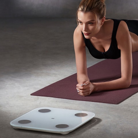 Buy Xiaomi-Mi 2 Body Composition Scale Body Fat Scale Weight Health BT5.0 Body  Balance Test Digital Display Online - Shop Home & Garden on Carrefour UAE
