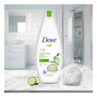Dove Go Fresh Refreshing Body Wash For Skin Nourishing Cucumber And Green Tea With Moisture Renew Blend 500ml