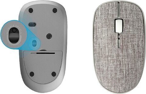 Rapoo M200 Plus Silent Multi Mode Wireless Mouse, Black/Grey