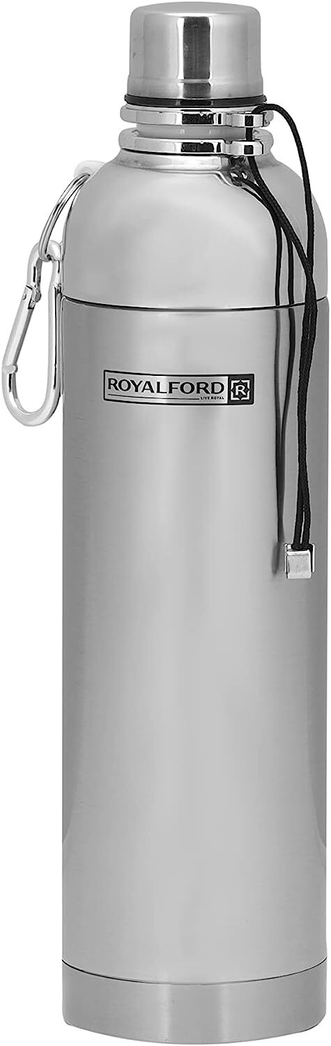 Royalford Vaccum Sport Bottle 500ml (Stainless Steel)