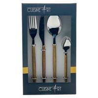 CuisineArt Besper Wooden Cutlery Set 16 PCS