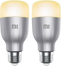 Xiaomi - 2PCS Package Global Version Xiaomi MI Smart LED Bulb Colorful 800 Lumens 10W E27 Lamp